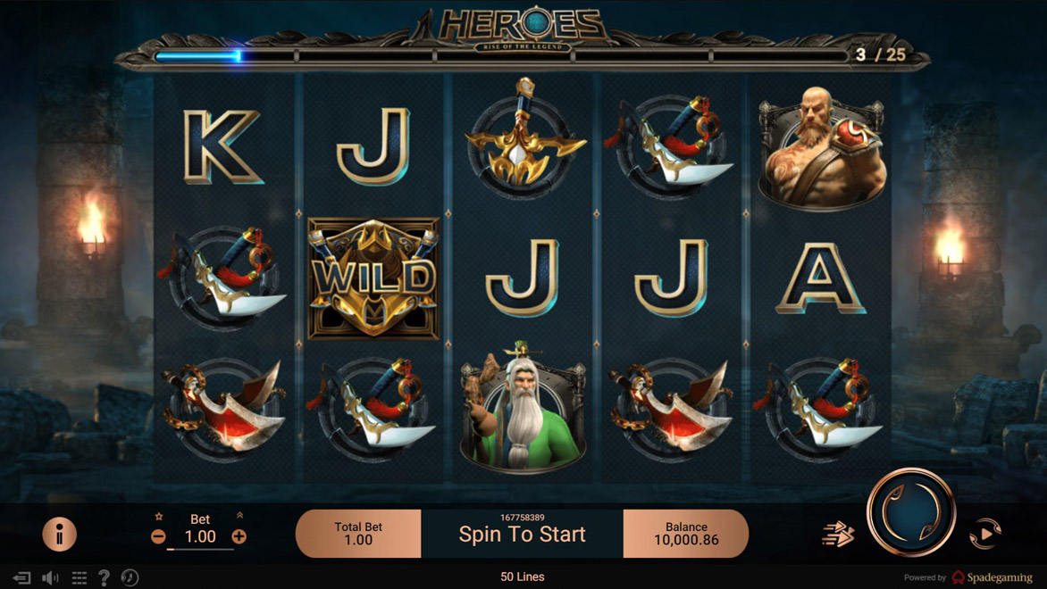 Heroes | Games | Spadegaming | Asia Top Online Slot Games